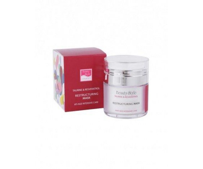 Реструктурирующая маска Anti Age plus "Taurine & Resveratrol" 50мл Beauty Style