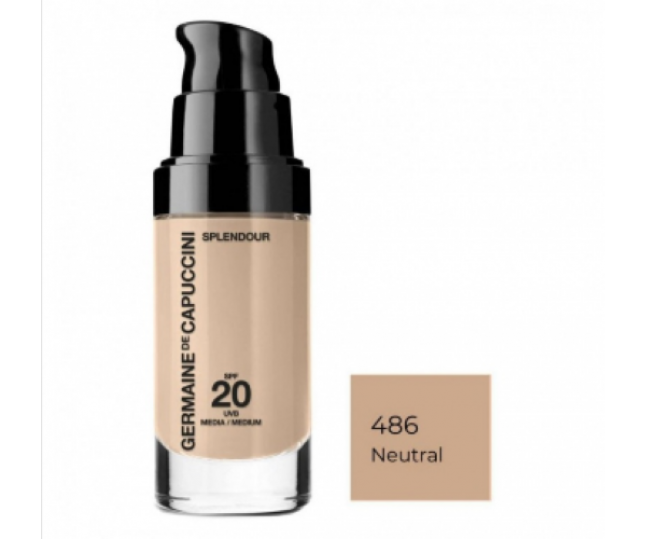 SPLENDOUR Ultra-radiant treatment makeup SPF20 Тональный крем,тон 486 натуральный 