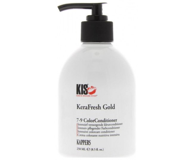 KERAFRESH COLOR CONDITIONER Gold - Кератиновый питательный тонирующий кондиционер Золото 250мл