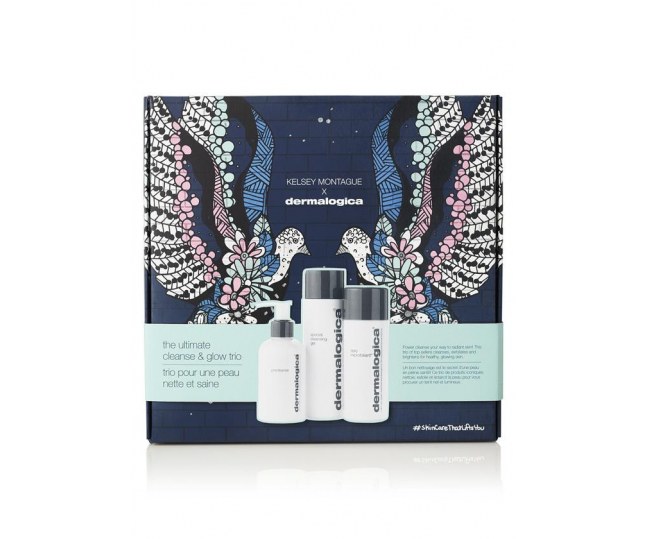 Сleanse + glow to go- Набор "Очищение и сияние"(30мл+50мл+13г)