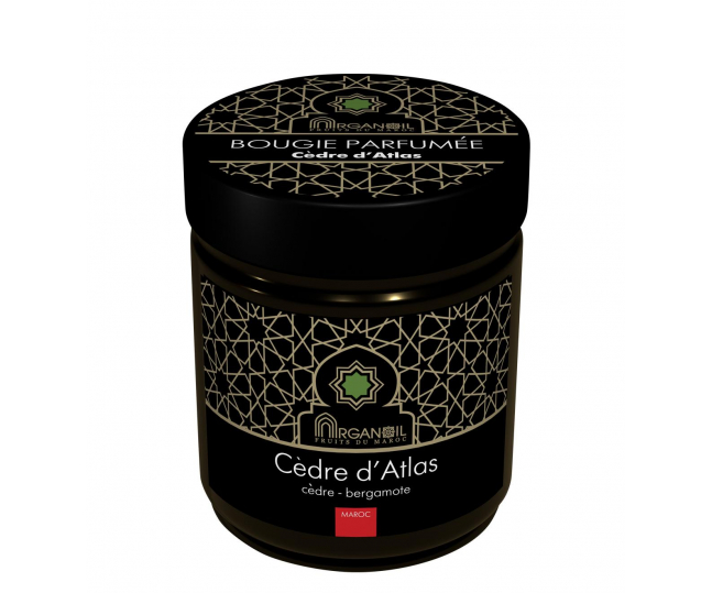 Ароматическая свеча  "CÈDRE D`ATLAS" - Атласский кедр (кедр-бергамот) 55мл