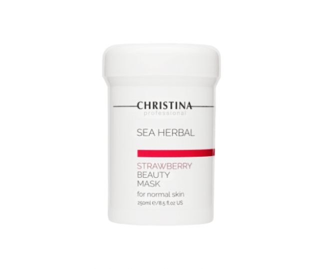 CHRISTINA Sea Herbal Beauty Mask Strawberry - Клубничная маска красоты для нормальной кожи 250 ml