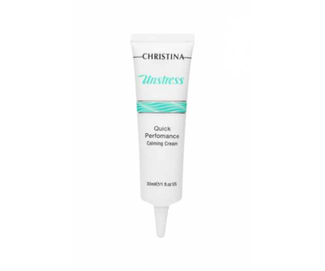 CHRISTINA Unstress: Quick Performance calming Cream - Успокаивающий крем быстрого действия 30 ml