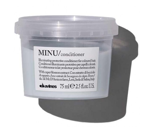 Davines MINU conditioner Защитный кондиционер для сохранения косметического цвета волос 75мл
