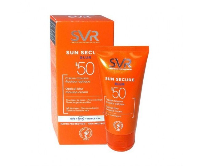 SVR Безопасное Солнце Sun Secure Blur Крем- мусс с эффектом фотошопа SPF50, 50 мл