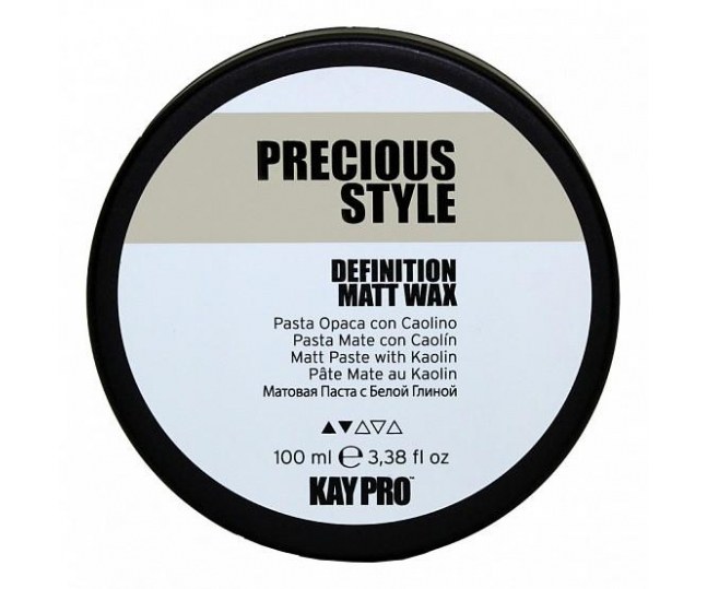 KAYPRO Precious Style - Паста для волос матовая с белой глиной 100 мл