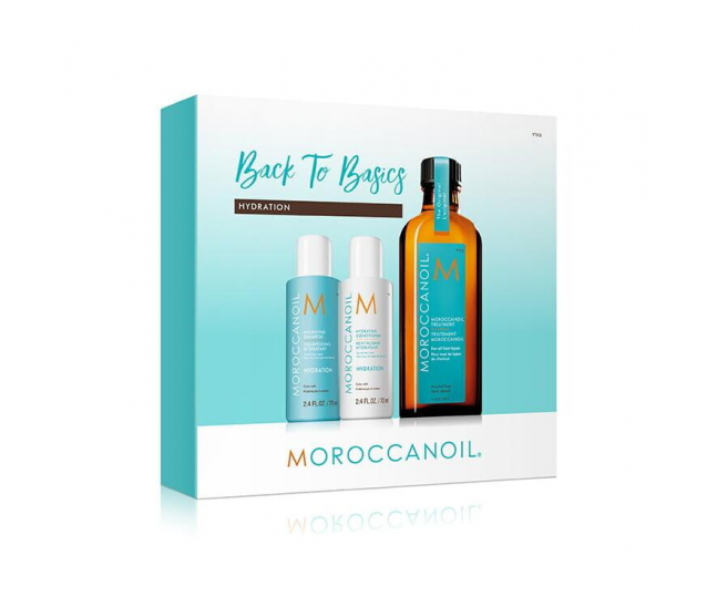 Moroccanoil Мини набор Увлажнение (Увл. Шамп. 70мл + Увл. Конд. 70мл + Масло 100мл)