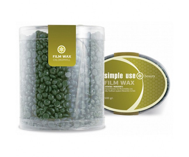 Пленочный воск для депиляции Simple Use Beauty «Хлорофилл», 500 г