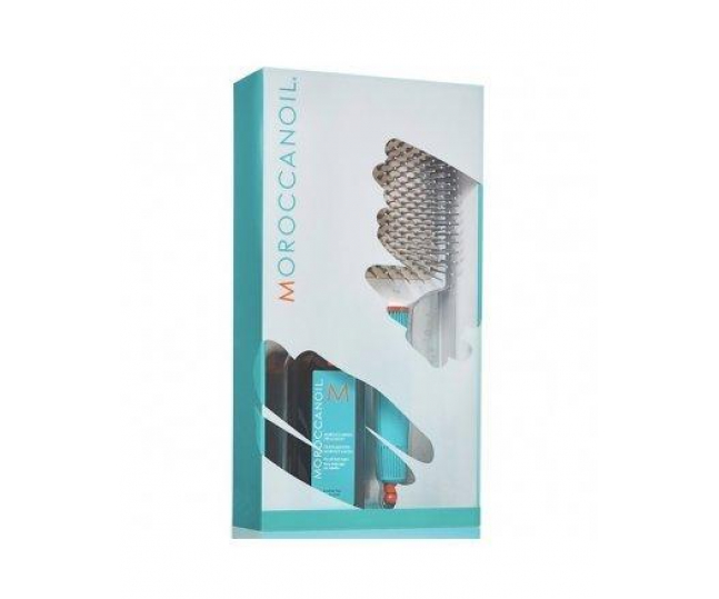 Moroccanoil Промо набор 2020 (масло Light для тонких, светлых волос 100 мл + щетка лопатка)