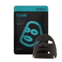 Очищающая и придающая сияние маска для лица на основе активированного угля Anti-Imperfection Black Charcoal Mask 1шт
