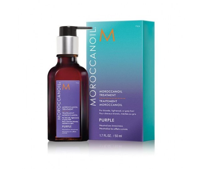 Восстанавливающее масло с фиолетовым пигментом Moroccanoil Treatment Purple 50мл