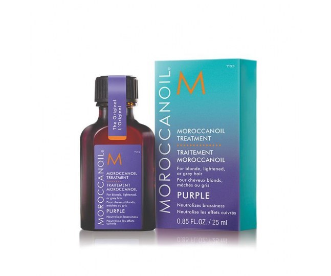 Восстанавливающее масло с фиолетовым пигментом Moroccanoil Treatment Purple 25мл