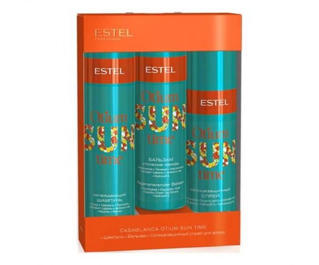 OTIUM SUN TIME CASABLANCA travel size (3шт мини: шампунь, бальзам, спрей)