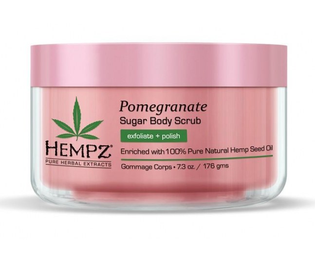 HEMPZ Скраб для тела Сахар и Гранат / Body Scrub - Sugar & Pomegranate 176 мл