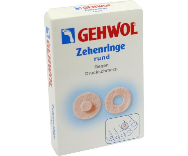 GEHWOL Zehenringe Rund Кольцо для пальцев круглое 9 штук