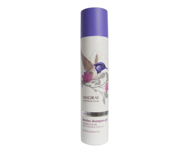 BERRIES SHAMPOO-GEL FOR HAIR & BODY ЯГОДНЫЙ ШАМПУНЬ-ГЕЛЬ ДЛЯ ВОЛОС И ТЕЛА  300мл
