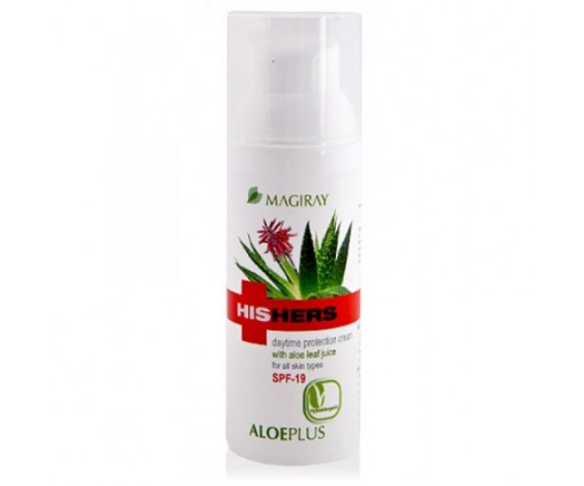 ALOE PLUS SPF-19 КРЕМ СОЛНЦЕЗАЩИТНЫЙ "АЛОЭ ПЛЮС SPF-19" 50мл