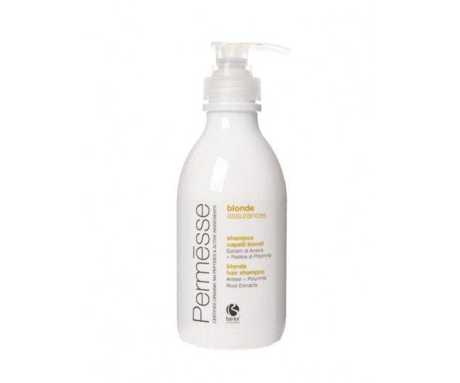 BAREX Blonde hair shampoo with Amber and Polymnia Root extracts Шампунь для осветленных волос с экстртрактом Янтаря и корня Полимнии  250мл