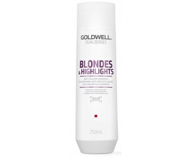 GOLDWELL Dualsenses Blondes & Highlights Anti-Yellow Shampoo – Шампунь против желтизны для осветленных волос 250 мл