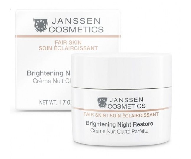 JANSSEN COSMECEUTICAL Janssen Brightening Night Restore Осветляющий восстанавливающий ночной крем 150 ml