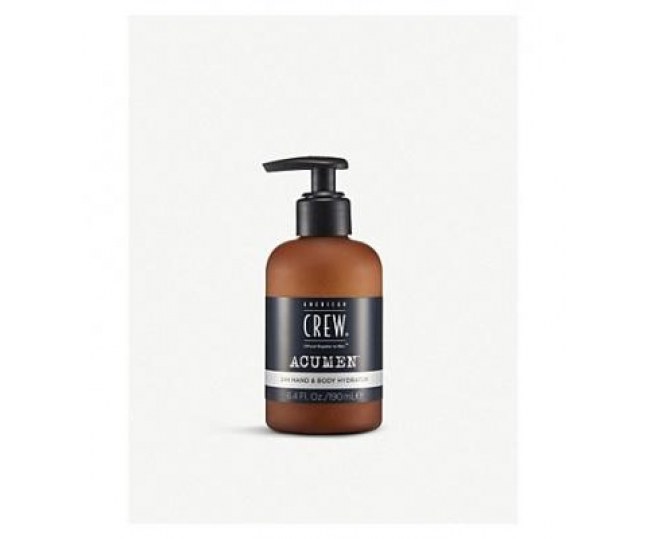 Увлажняющее средство для кожи тела и рук American Crew Acumen 24H Hand & Body Hydrator 190мл