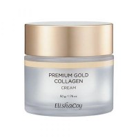 Антивозрастной крем с коллагеном и золотом Premium Gold Collagen Cream ElishaCoy 50мл