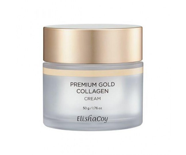 Антивозрастной крем с коллагеном и золотом Premium Gold Collagen Cream ElishaCoy 50мл