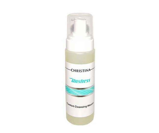 CHRISTINA Unstress: Comfort Cleansing Mousse - Комфортный очищающий мусс 200 ml