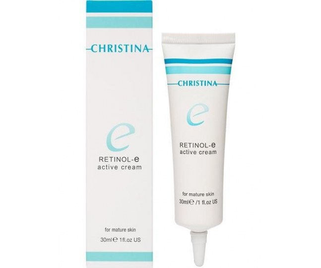 CHRISTINA Retinol E Active Cream - Активный крем для обновления и омоложения кожи лица 30 ml