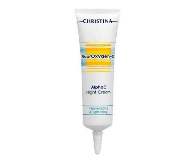 CHRISTINA Fluoroxygen+C Alpha C Night Cream Ночной осветляющий крем (для домашнего использования) 30 ml