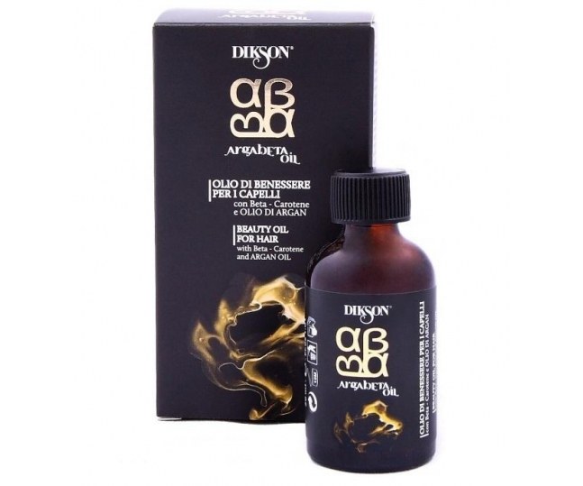 Dikson ARGABETA OIL Масло для ухода за всеми типами волос с Бета-каротином и маслом Аргана 30мл
