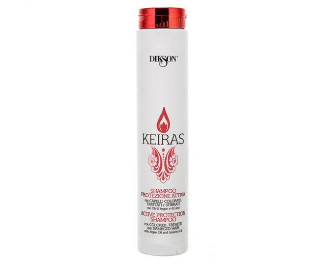 Dikson KEIRAS SHAMPOO PROTEZIONE ATTIVA шампунь активная защита с маслом Арганы и экстрактом семени Льна 250мл