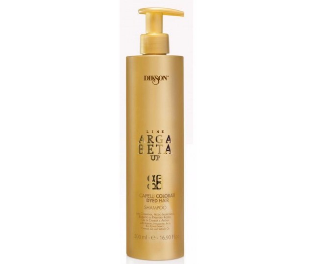 Dikson Shampoo ARGABETA UP Capelli Colorati Шампунь для окрашенных волос с кератином 500мл