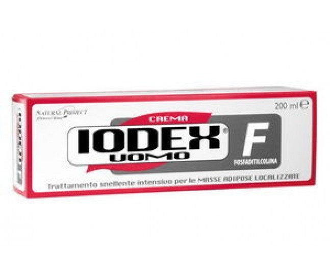 NATURAL PROJECT Крем для удаления жировых отложений в области живота Iodex Uomo F Fosfatidilcolina 200 ml