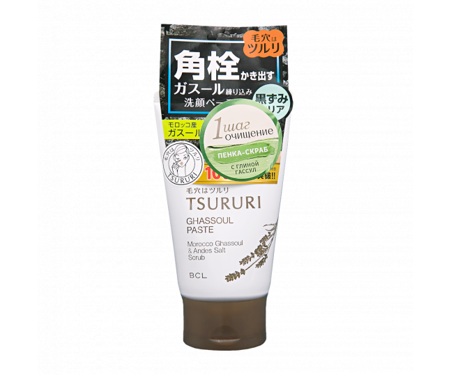TSURURI Пенка-скраб для глубокого очищения кожи 120гр