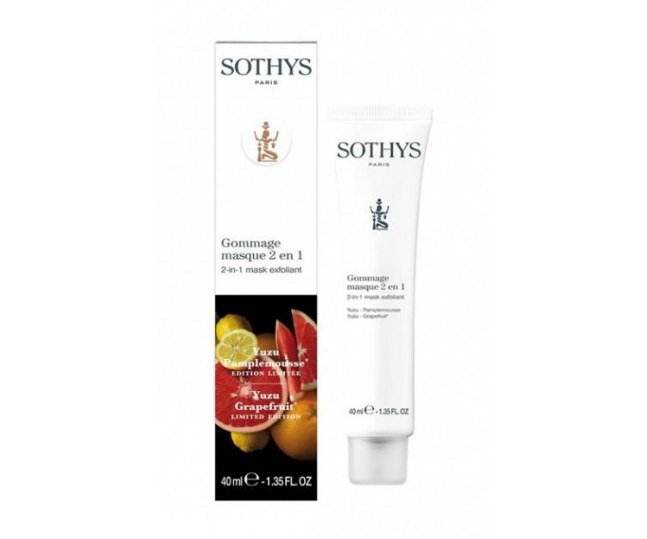 2-in-1 Mask Exfoliant Антиоксидантная скраб-маска 2-в-1 "Манго-Кокос" 40мл