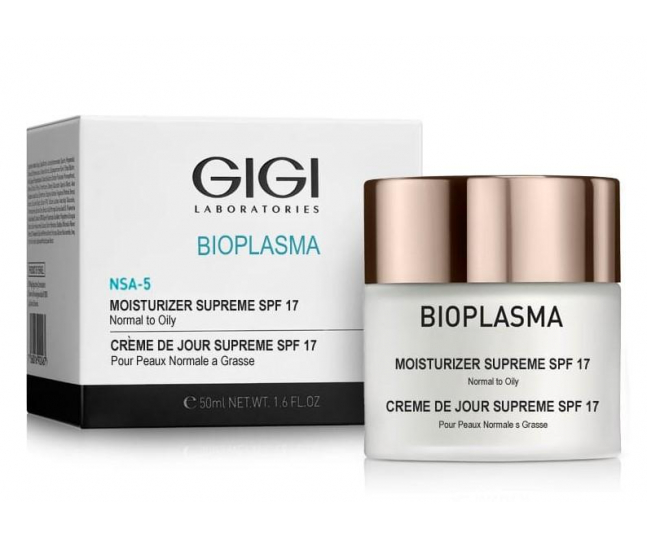 GIGI Cosmetic Labs BP Moist Supreme SPF 17 - Крем увлажняющий для жирной кожи с SPF 17 50мл