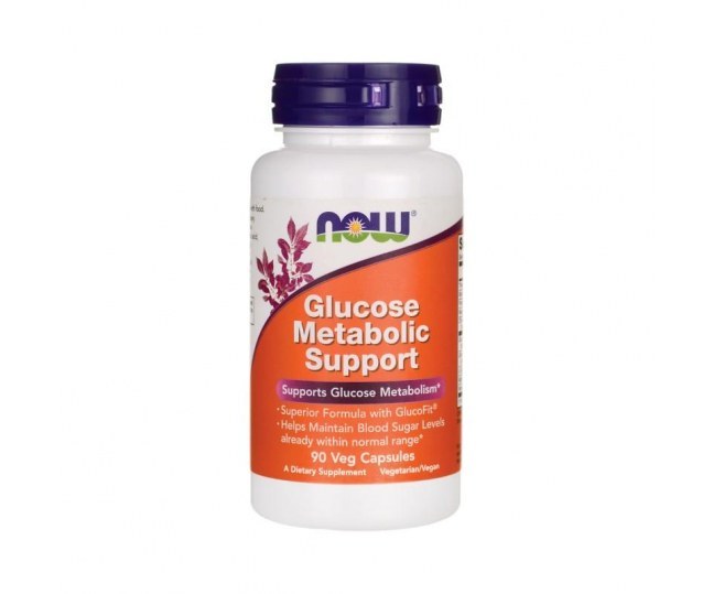 NOW Glucose Metabolic Support Контроль глюкозы 90 капс
