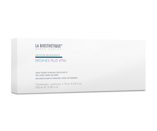 La Biosthetique Regenerante Сыворотка питательная для укрепления волос Ergines Plus Vital 10 амп.