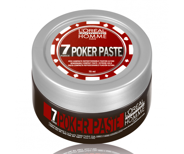L'Oreal Professionnel Homme Poker Paste / Моделирующая паста экстремально сильной фиксации 75 мл