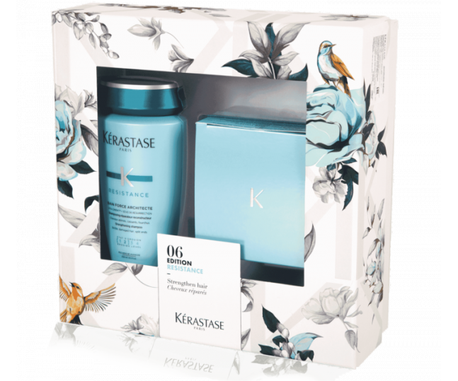 Kerastase Resistance: Весенний набор для поврежденных волос (Шампунь 250мл + Маска 200мл)