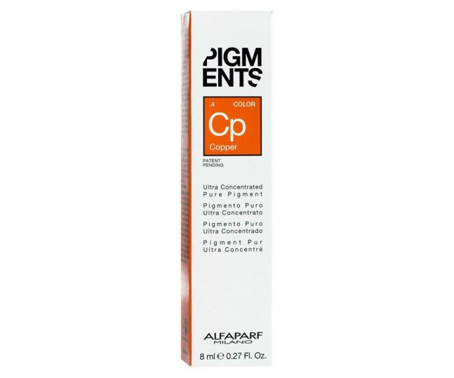 ALFAPARF Milano PIGMENTS Copper Ультраконцентрированный пигмент в мини-упаковке, медный .4 8мл