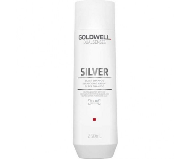 Goldwell Dualsenses Silver Shampoo - Корректирующий шампунь для седых и светлых волос 250 ml