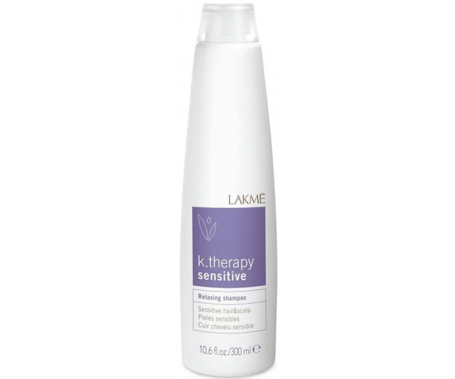 LAKME K.THERAPY SENSITIVE Relaxing Shampoo -  Шампунь успокаивающий для чувствительной кожи головы и волос 300 мл