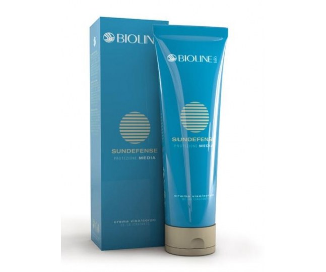Bioline Sundefense Medium Protection Face/Body Cream DE-OX Hydrating - Крем со средней степенью защиты от УФ для лица и тела, увлажняющий 150 мл