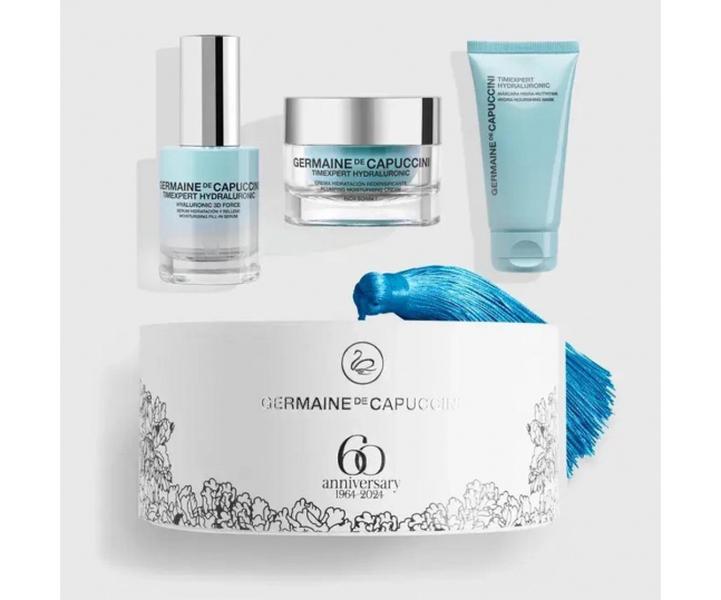 Набор 60th Anniversary - Skin Care Ritual TE Hydraluronic Rich: для нормальной и сухой кожи 