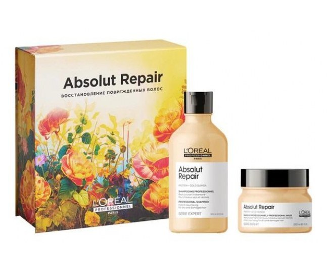 Набор для поврежденных волос Loreal Professionel  Absolut Repair 300мл+ 250мл