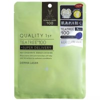 DERMA LASER SUPER TEATREE100 Маска дерма лазер с маслом чайного дерева Tea Tree 100 7шт