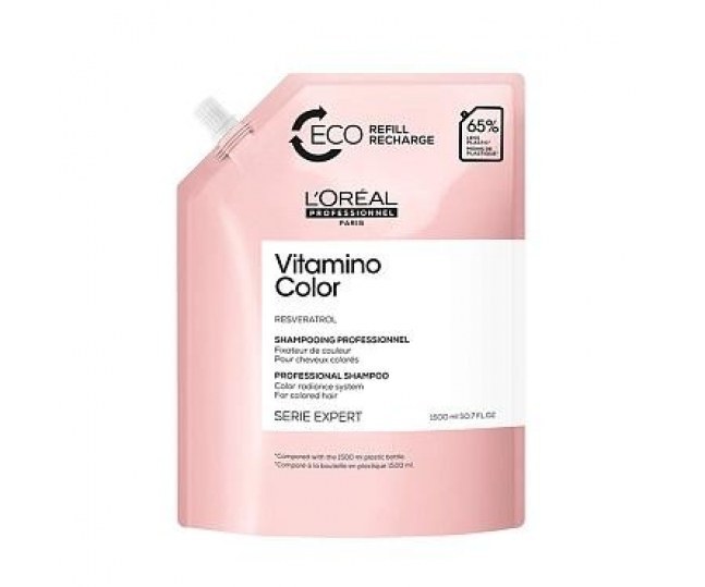 Шампунь для окрашенных волос L`oreal Professionnel Serie Expert Vitamino Color REFILL 1500 мл