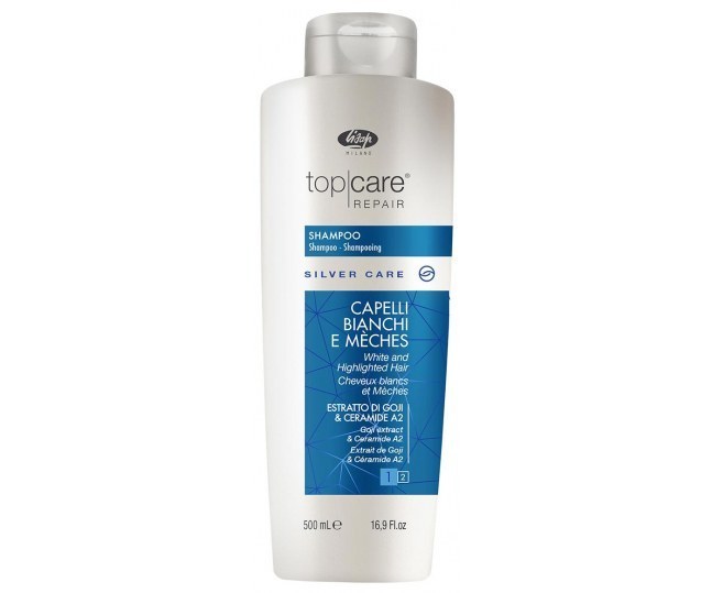 Top Care Repair Silver Care Shampoo Шампунь для седых, мелированных волос 500мл